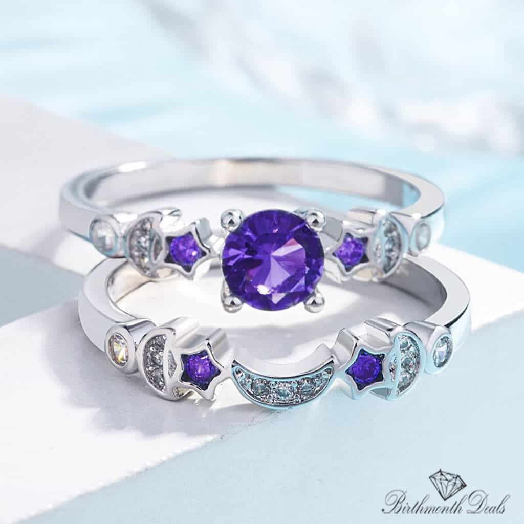 June Alexandrite Birthstone Ring - Birthmonth Deals