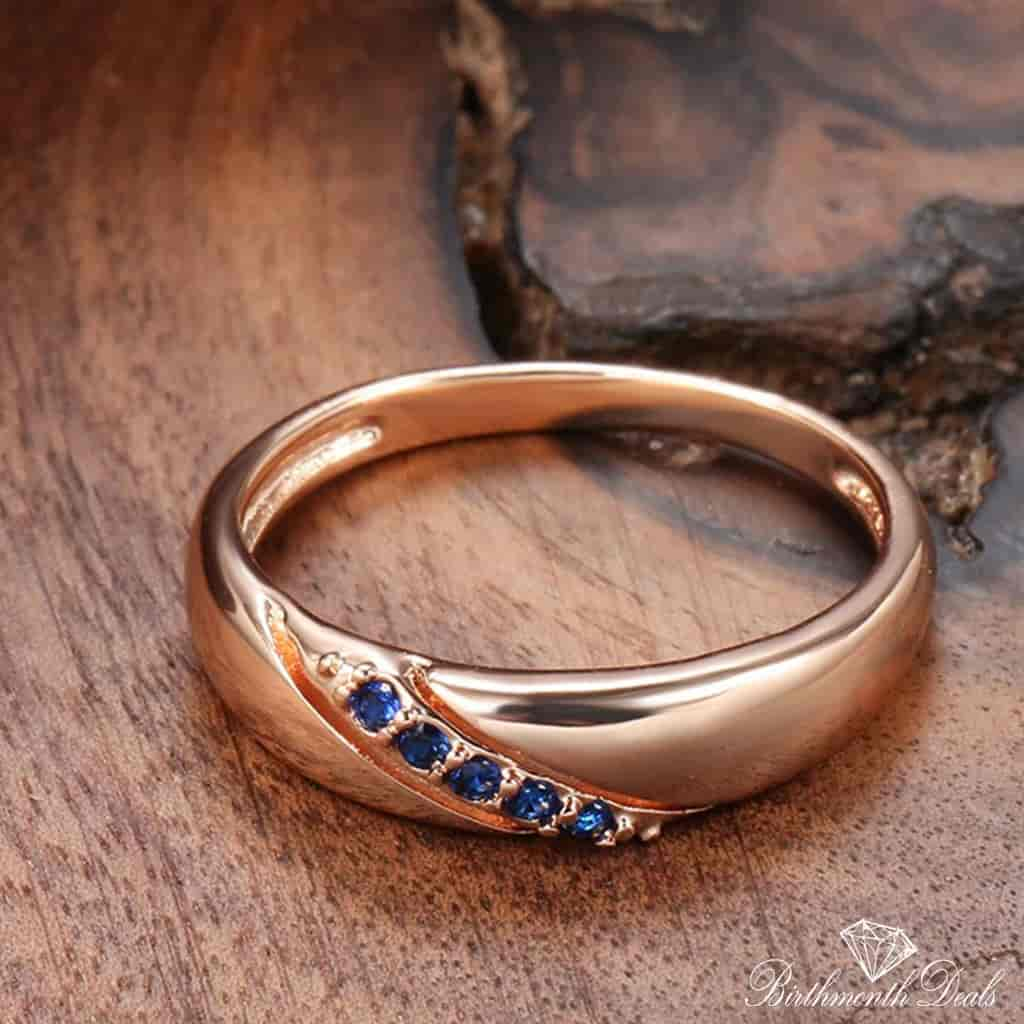 September Sapphire Birthstone Ring - Birthmonth Deals