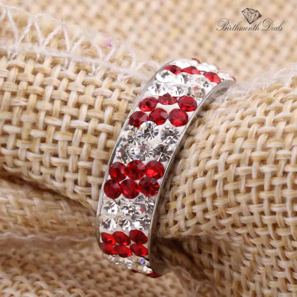 July Ruby Birthstone Ring - Birthmonth Deals