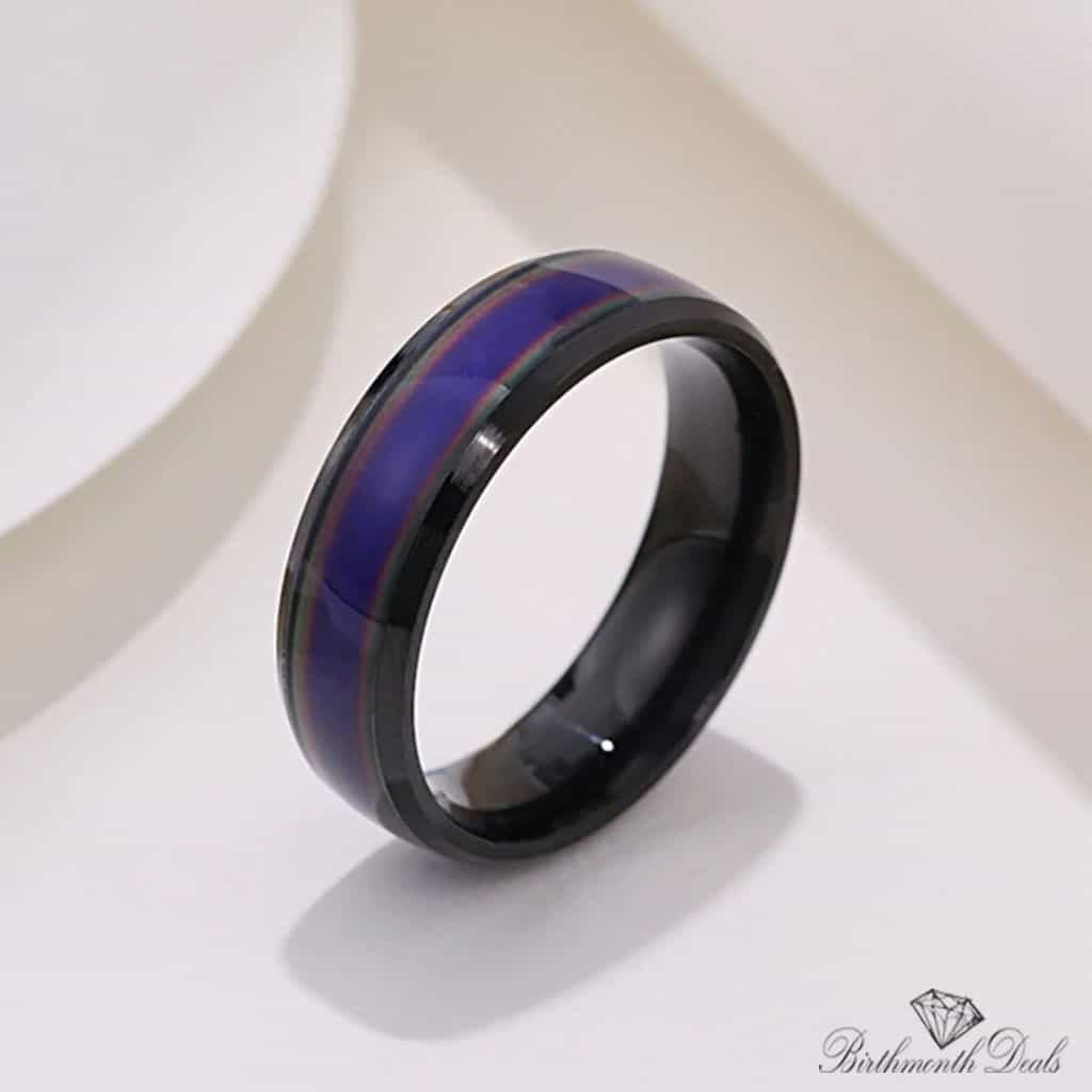 Stainless Steel Mood Ring Collection - Birthmonth Deals