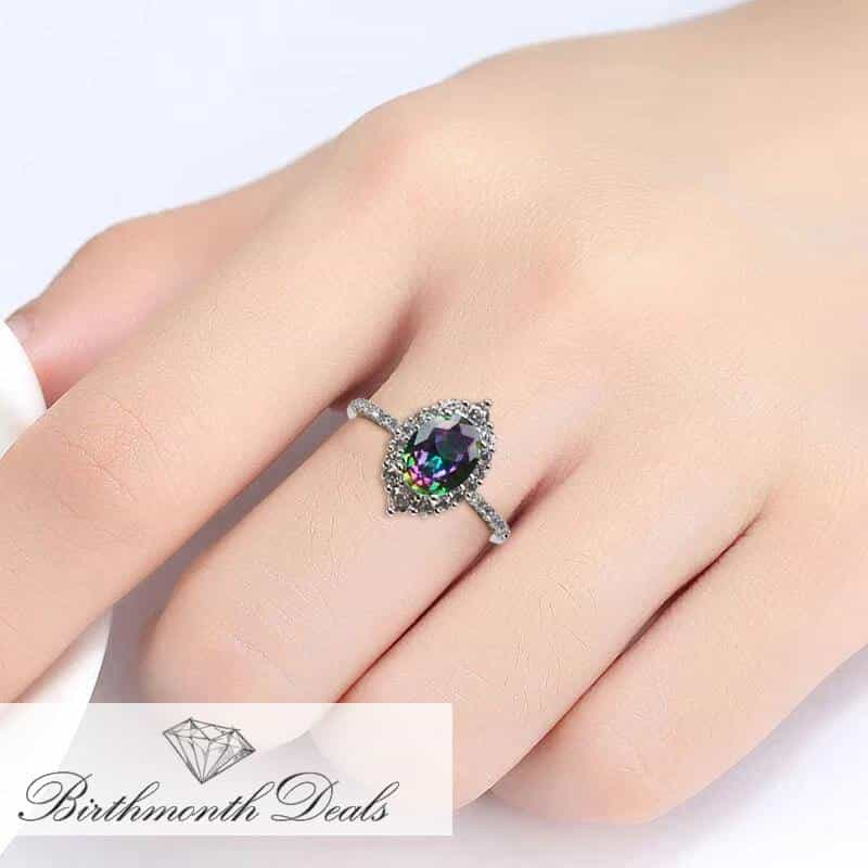 June Alexandrite Birthstone Ring - Birthmonth Deals