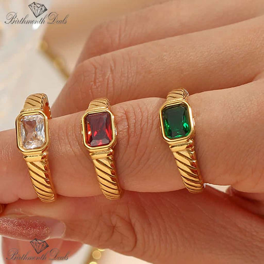 Arianna Birthstone Rings - Birthmonth Deals