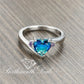 March Aquamarine Birthstone Ring - Birthmonth Deals