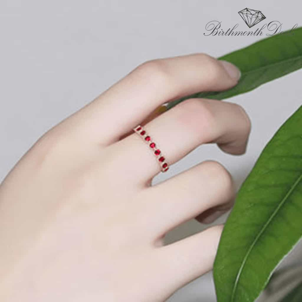 July Ruby Birthstone Ring - Birthmonth Deals