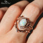 October Opal Birthstone Stacking Ring - Birthmonth Deals