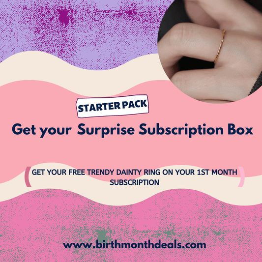 STARTER Subscription Box - Birthmonth Deals