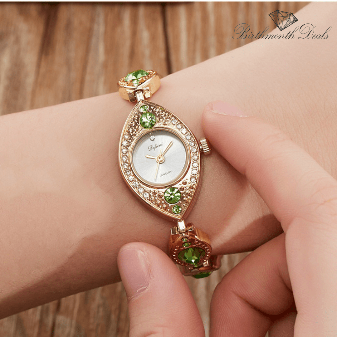 August Peridot Watch - Birthmonth Deals