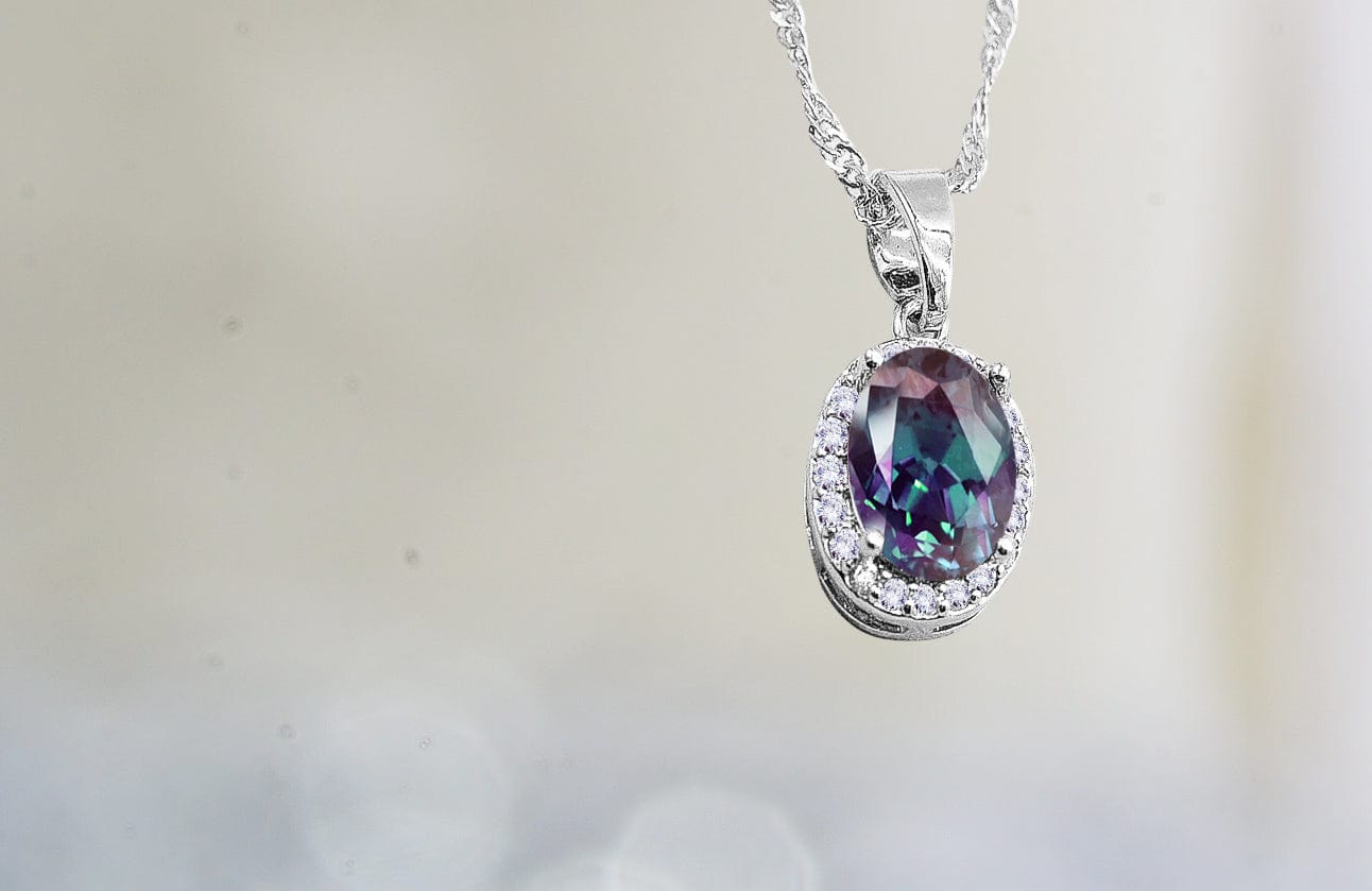 June Alexandrite Necklace - Birthmonth Deals