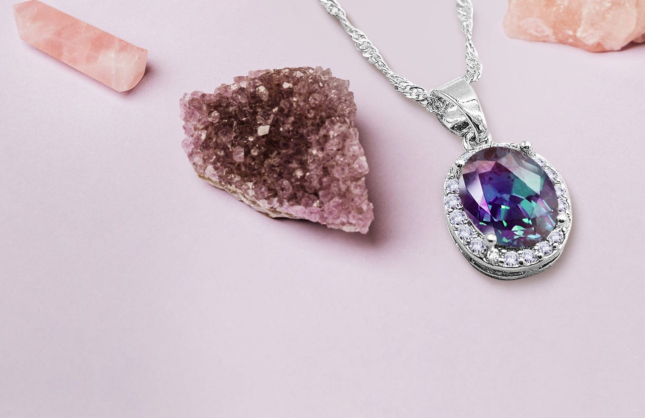 June Alexandrite Necklace - Birthmonth Deals