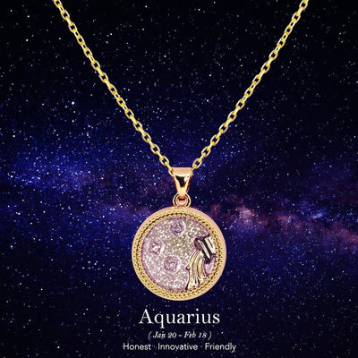 Zodiac Constellations Necklace - Birthmonth Deals