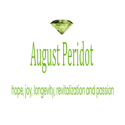 August Peridot Birthstone Ring - Birthmonth Deals
