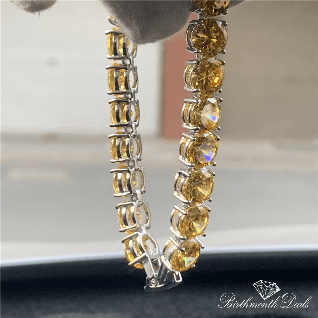 November Citrine Bracelet - Birthmonth Deals