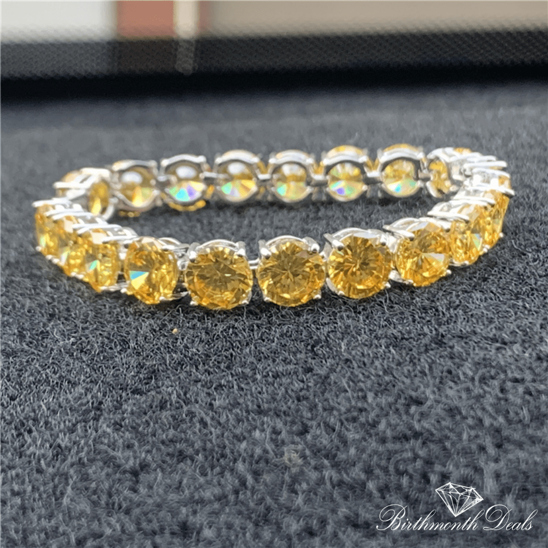 November Citrine Bracelet - Birthmonth Deals