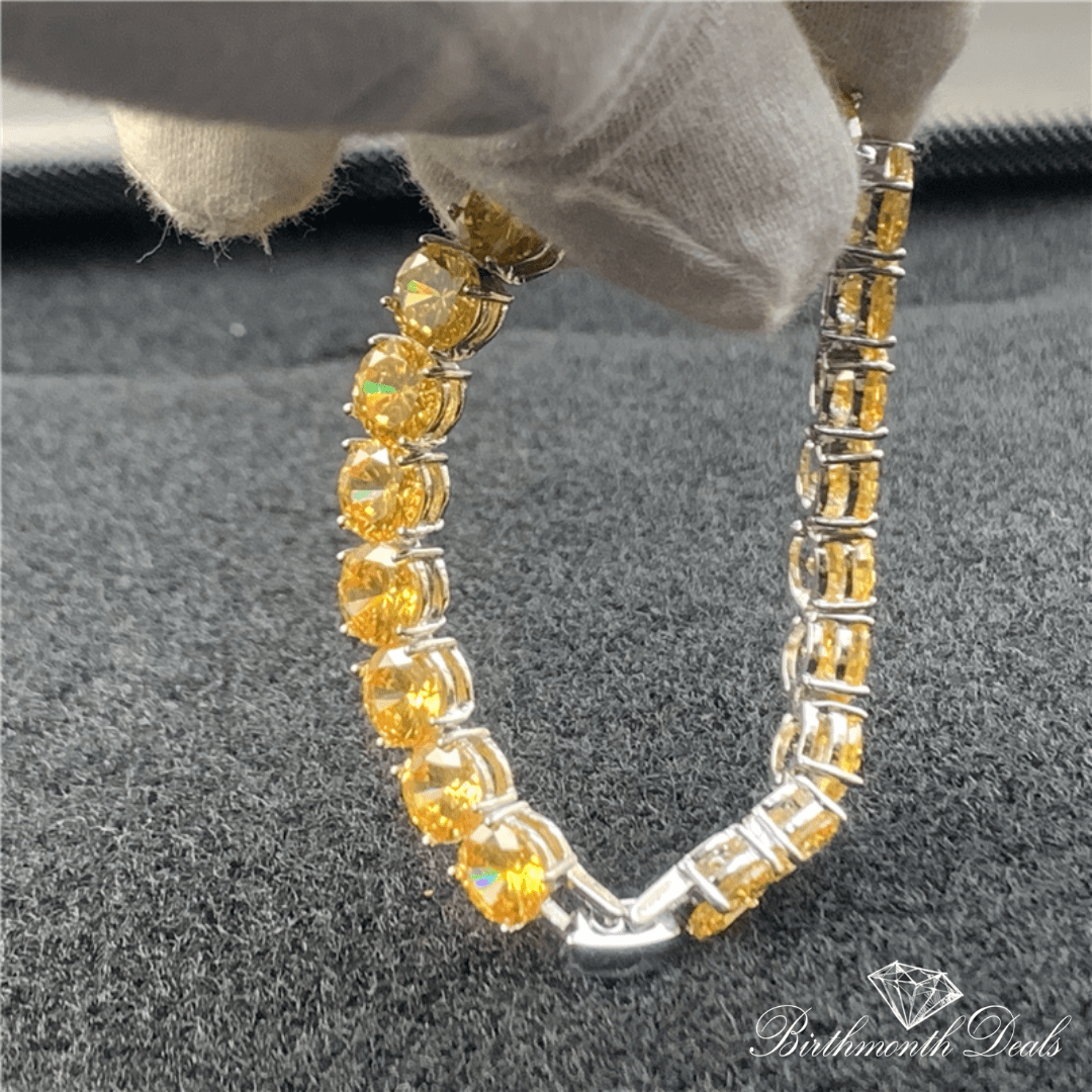 November Citrine Bracelet - Birthmonth Deals