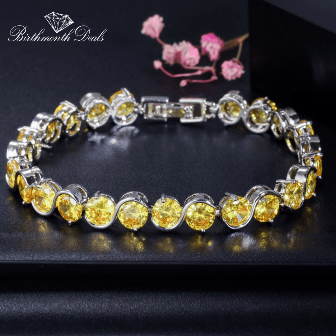 November Citrine Bracelet - Birthmonth Deals