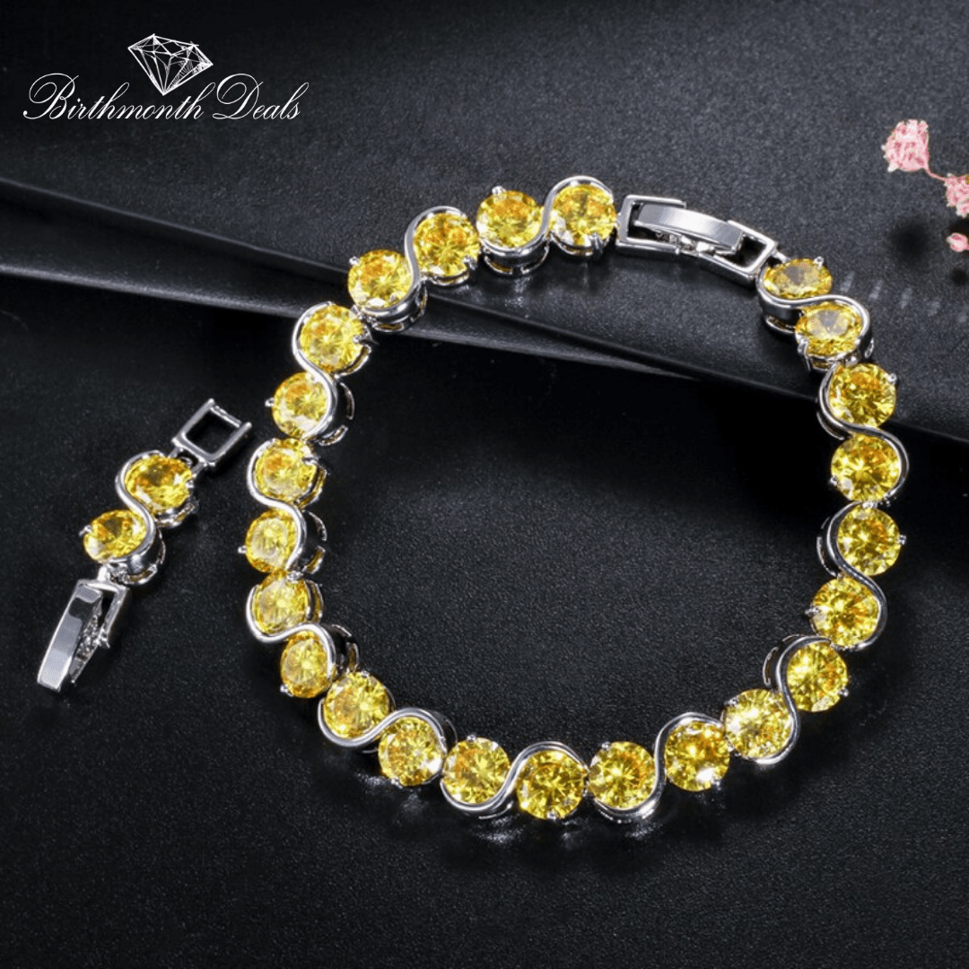 November Citrine Bracelet - Birthmonth Deals