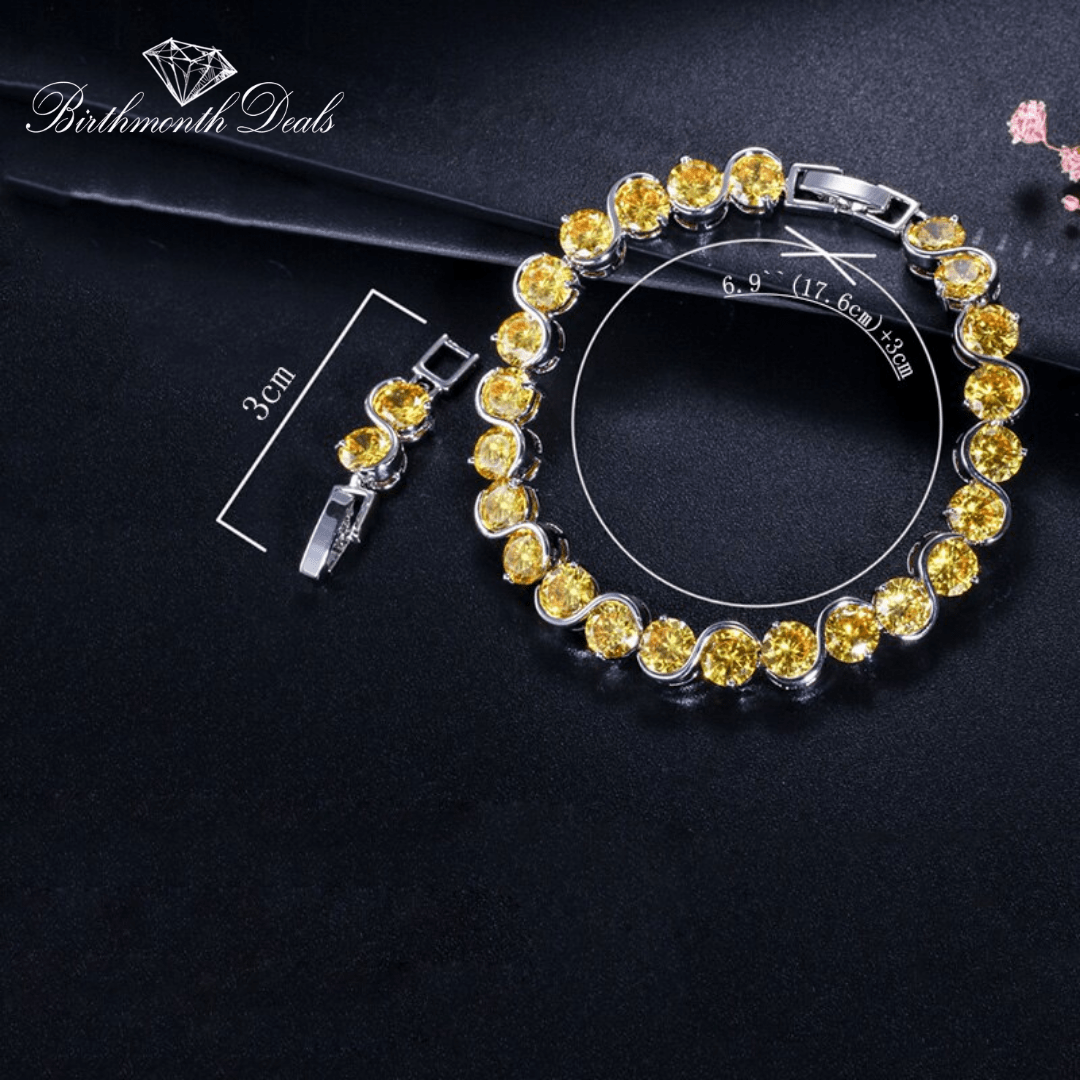 November Citrine Bracelet - Birthmonth Deals