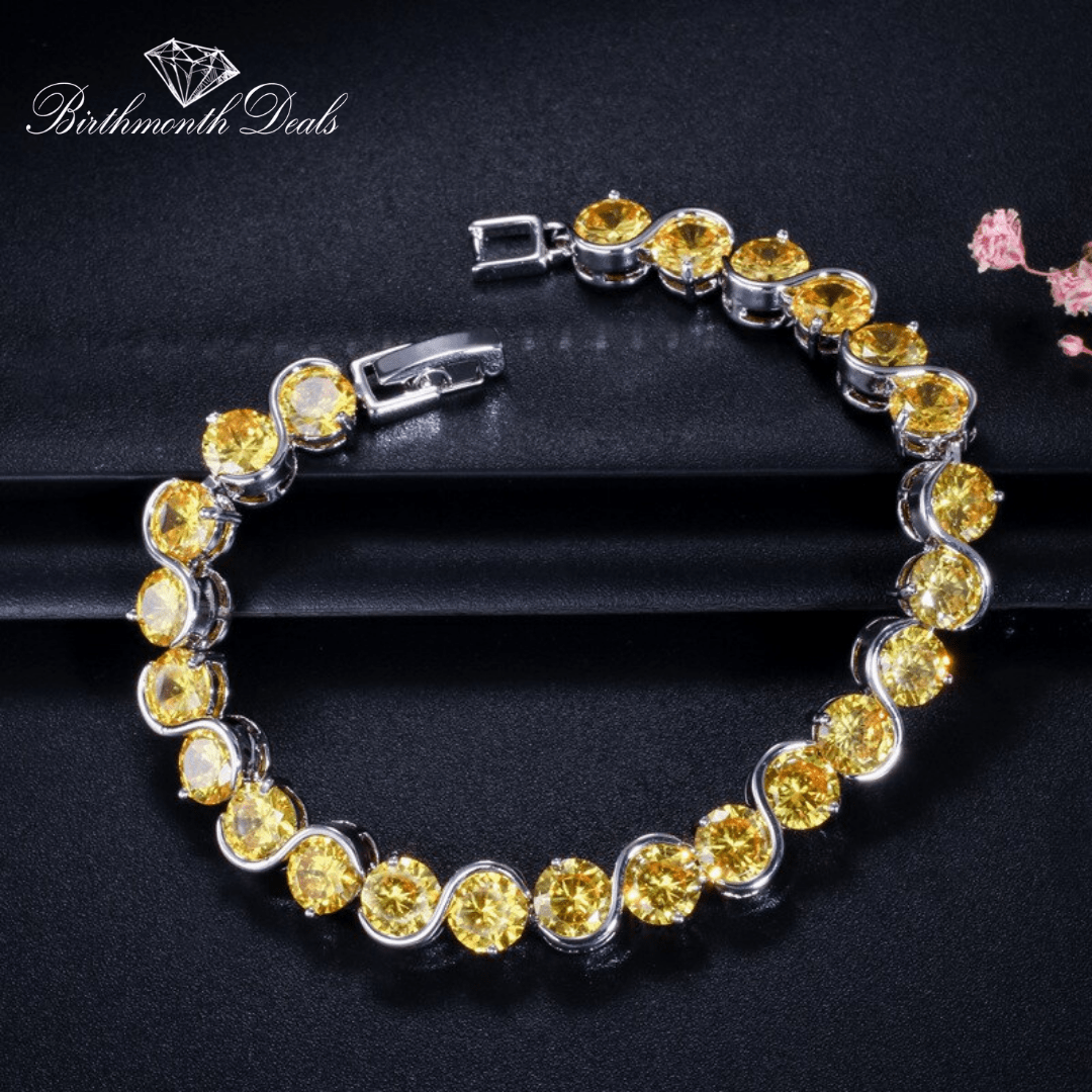 November Citrine Bracelet - Birthmonth Deals