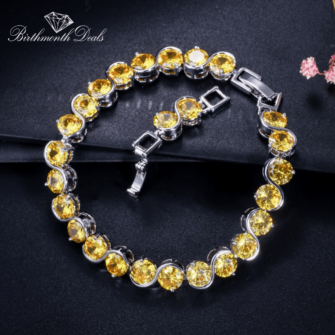 November Citrine Bracelet - Birthmonth Deals