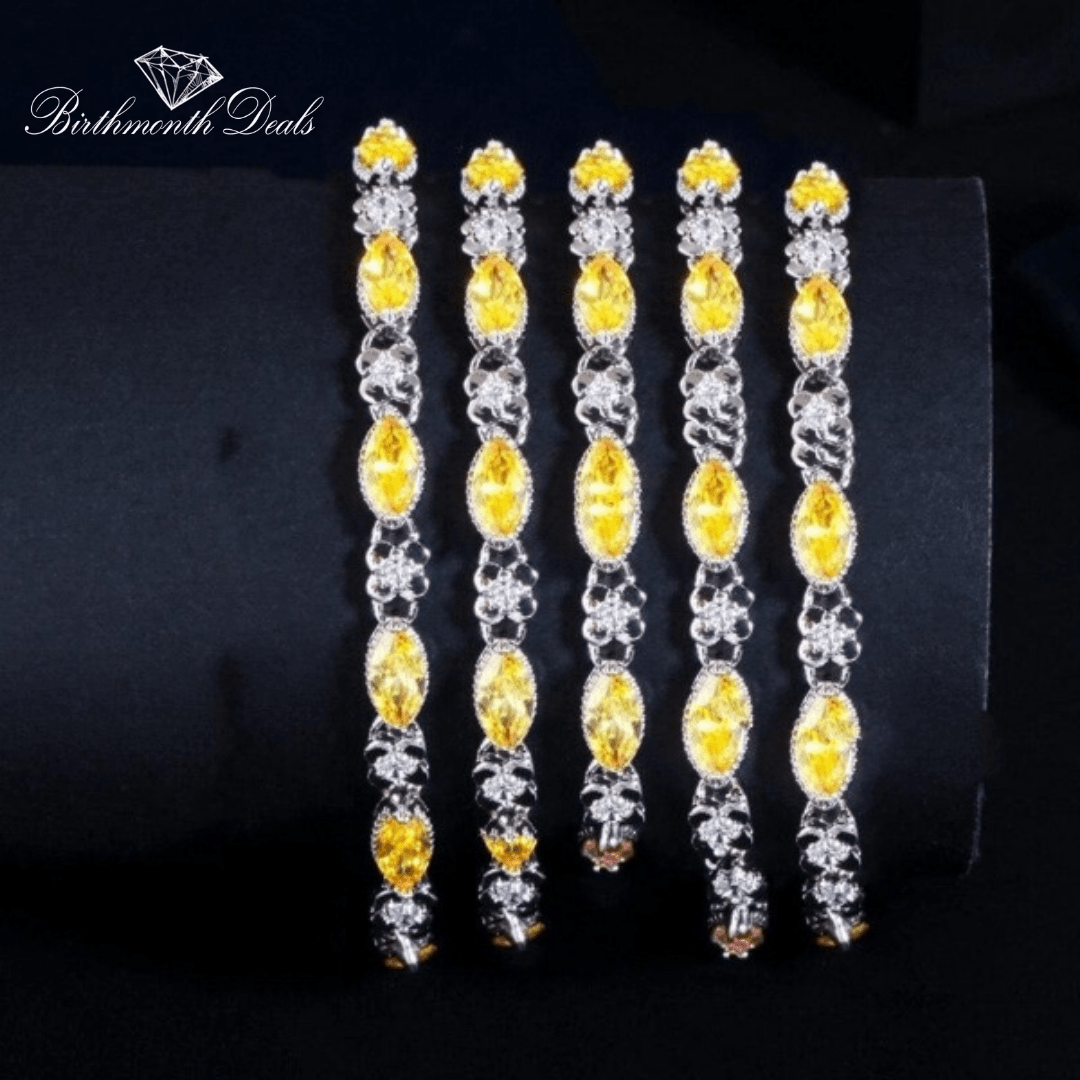 November Citrine Bracelet - Birthmonth Deals