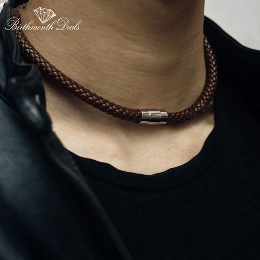 Braided Choker Necklace - Birthmonth Deals