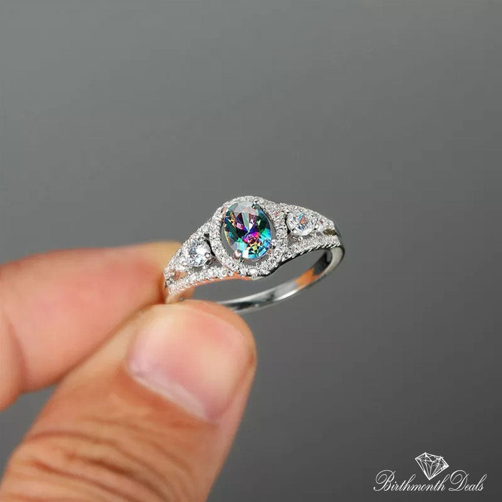 June Alexandrite Birthstone Ring - Birthmonth Deals