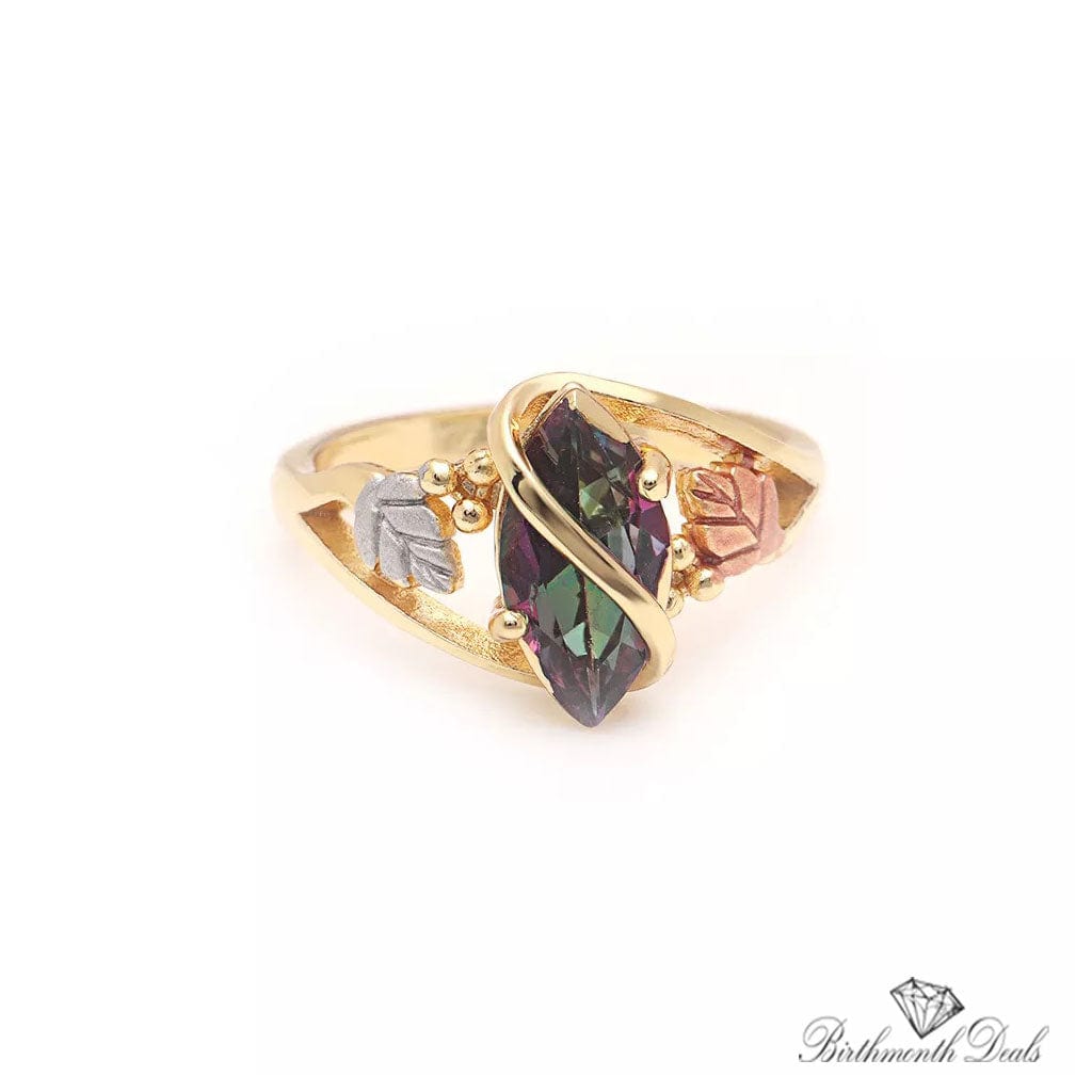 June Alexandrite Birthstone Ring - Birthmonth Deals