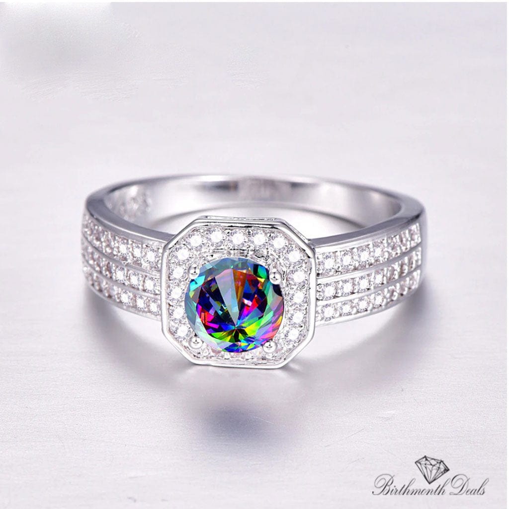 June Alexandrite Birthstone Ring - Birthmonth Deals
