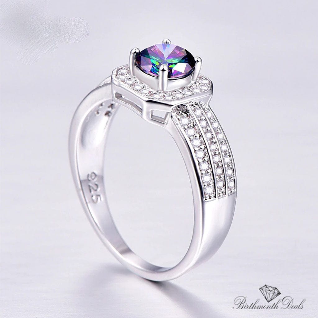 June Alexandrite Birthstone Ring - Birthmonth Deals