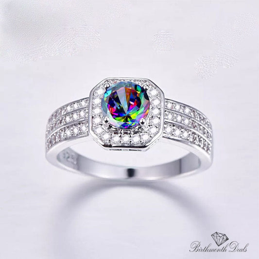 June Alexandrite Birthstone Ring - Birthmonth Deals