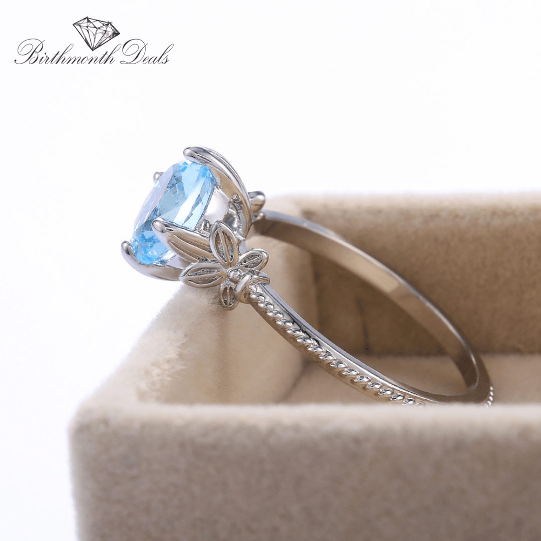 December Zircon Birthstone Ring - Birthmonth Deals