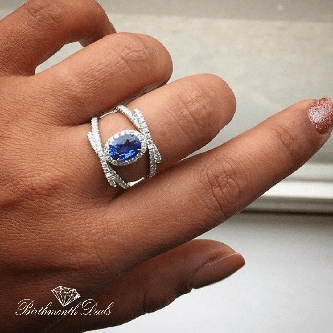 December Tanzanite Birthstone Ring - Birthmonth Deals