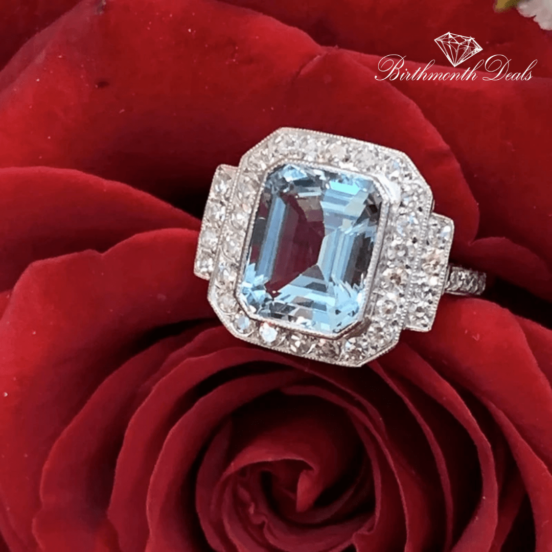 December Zircon Birthstone Ring - Birthmonth Deals