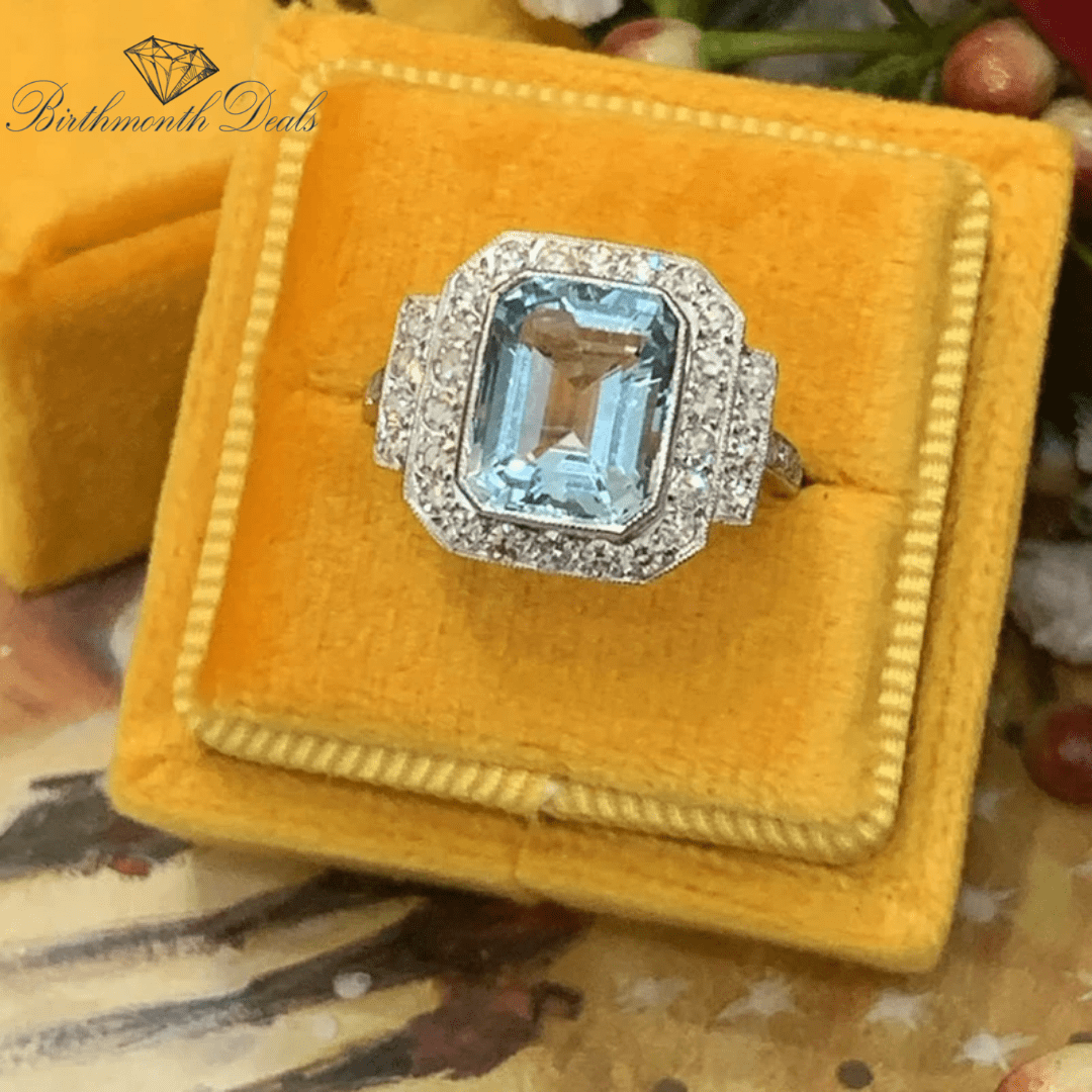 December Zircon Birthstone Ring - Birthmonth Deals