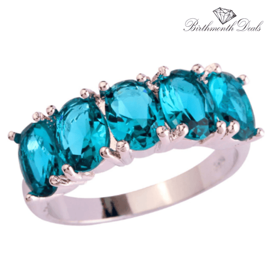 December Zircon Birthstone Ring - Birthmonth Deals