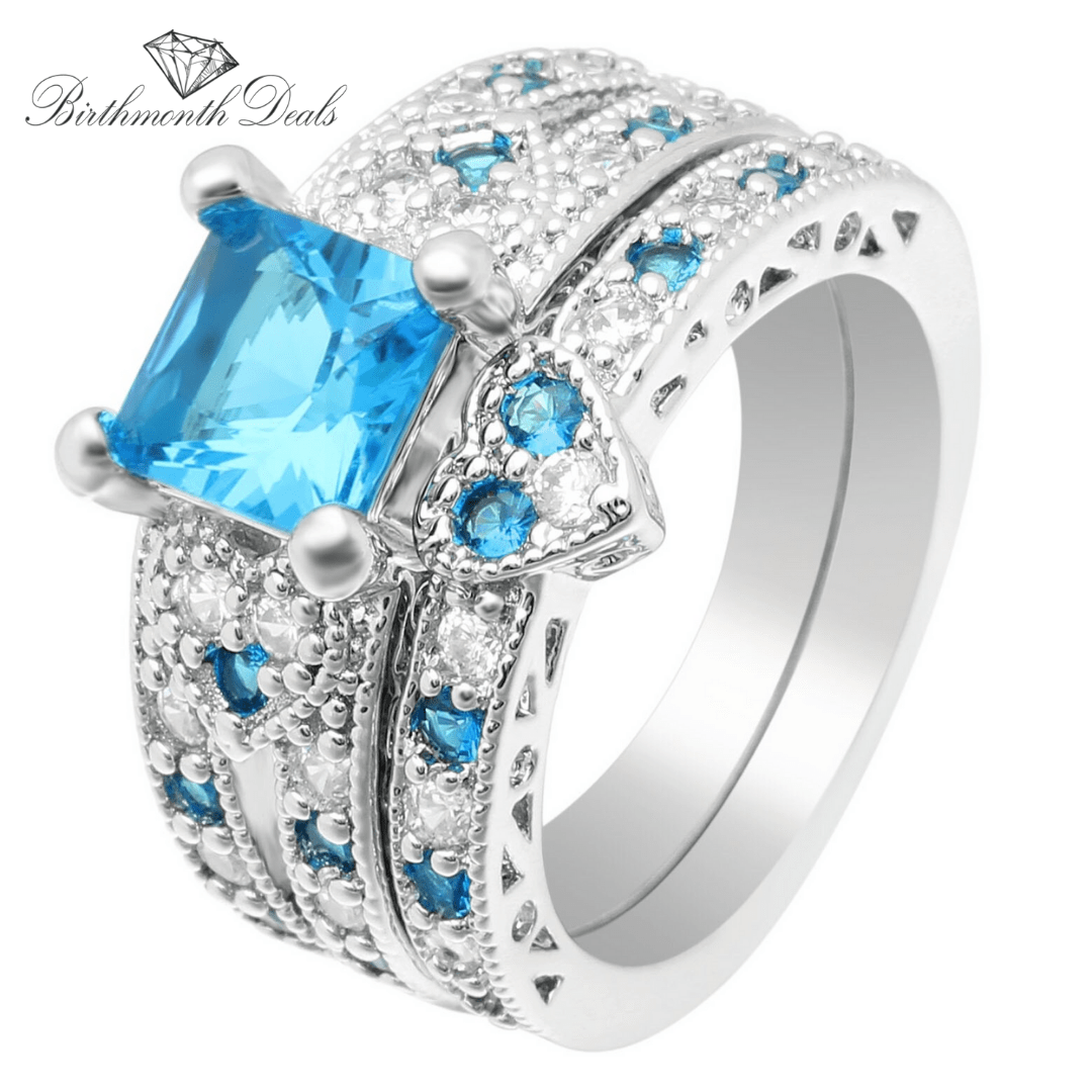 December Zircon Birthstone Ring - Birthmonth Deals