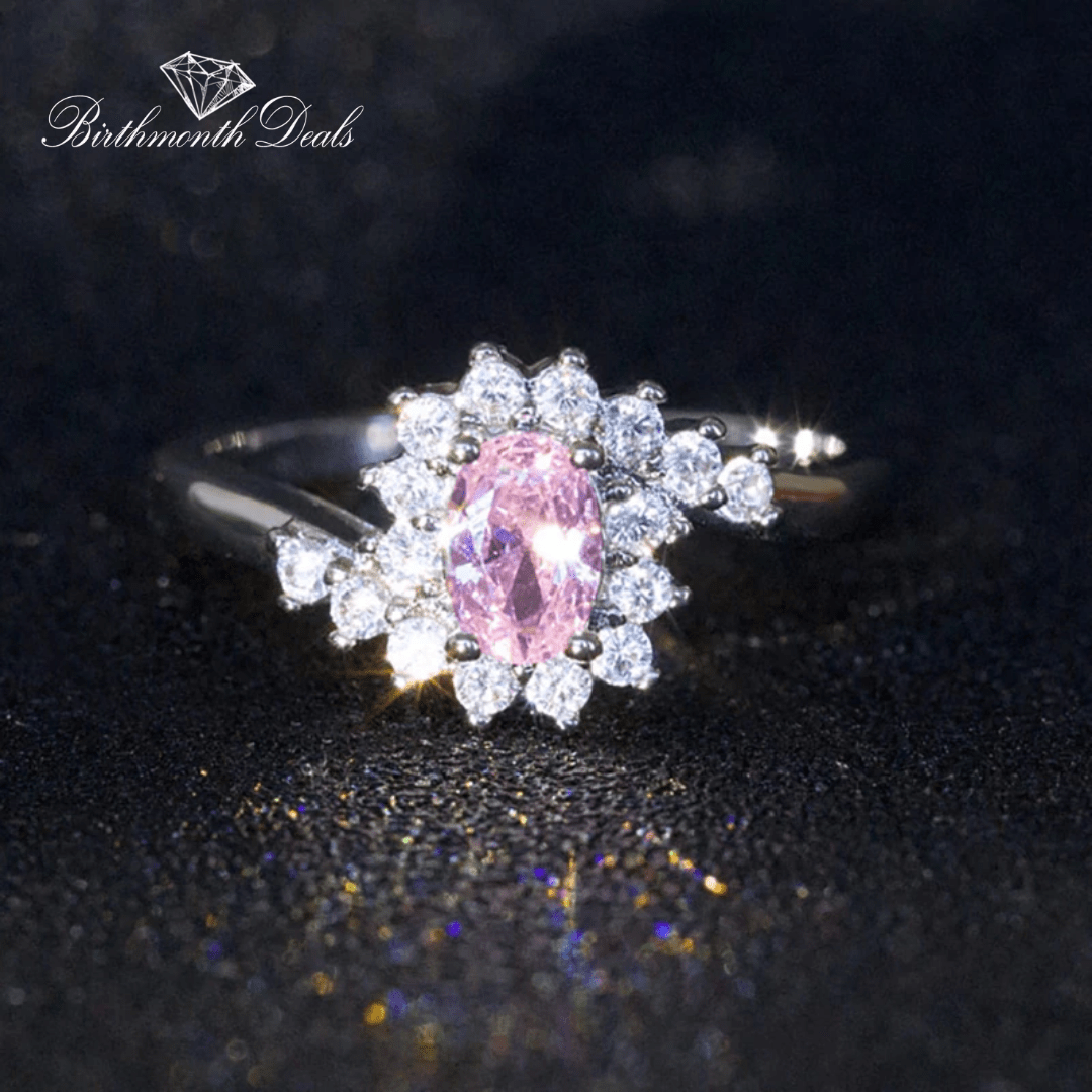 December Zircon Birthstone Ring - Birthmonth Deals