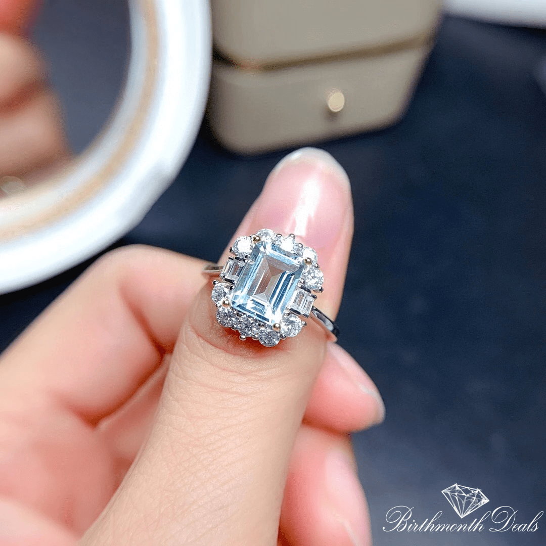 December Zircon Birthstone Ring - Birthmonth Deals