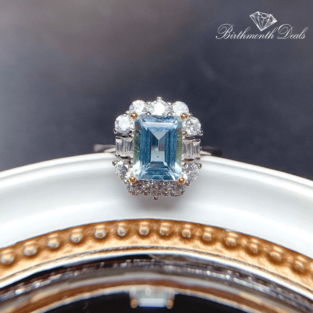 December Zircon Birthstone Ring - Birthmonth Deals