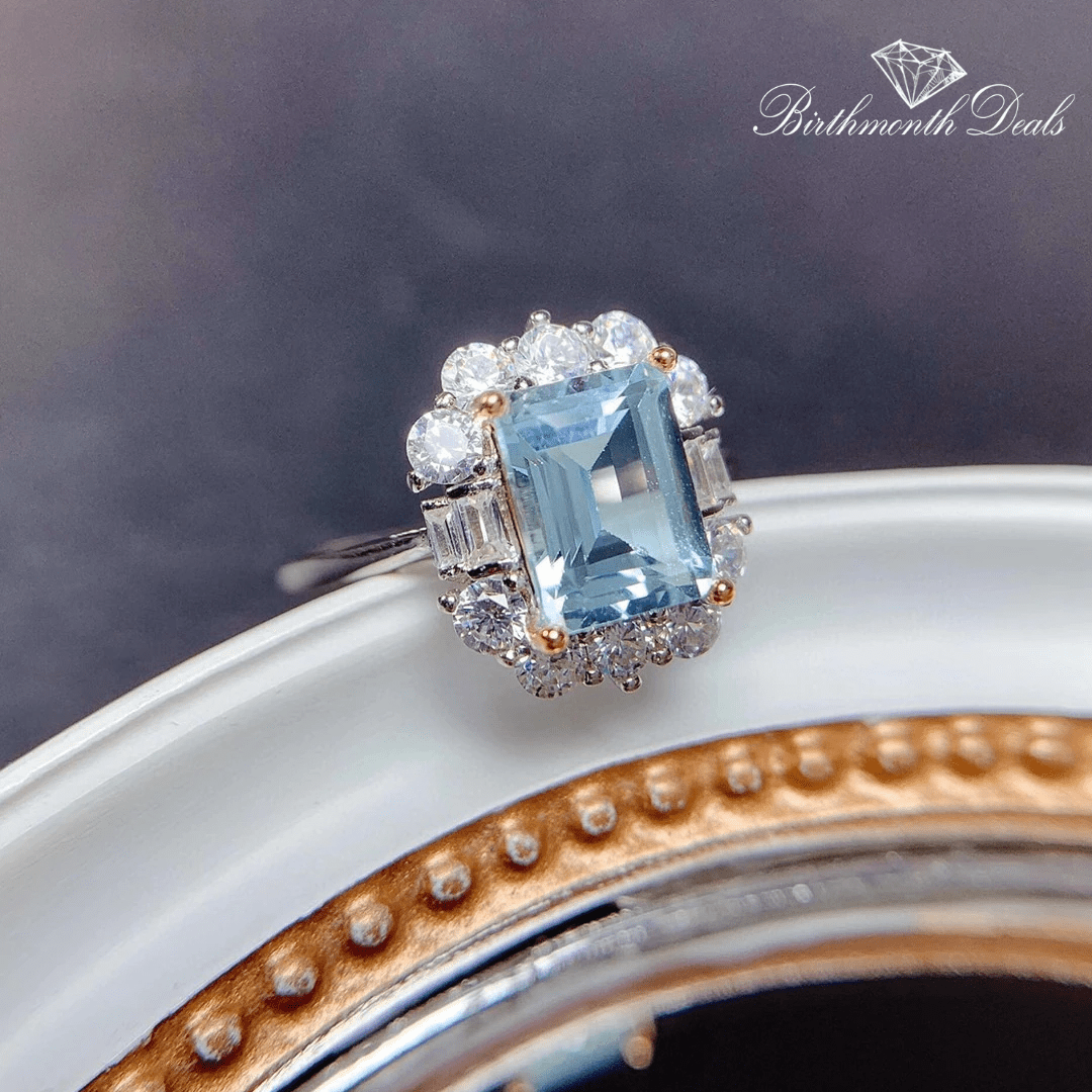 December Zircon Birthstone Ring - Birthmonth Deals