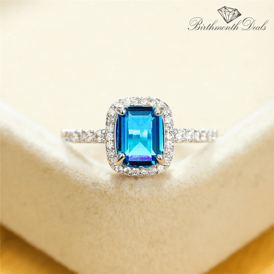 December Zircon Birthstone Ring - Birthmonth Deals