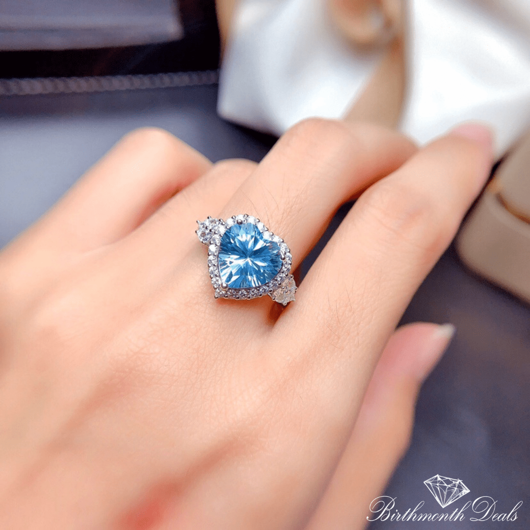 December Zircon Birthstone Ring - Birthmonth Deals