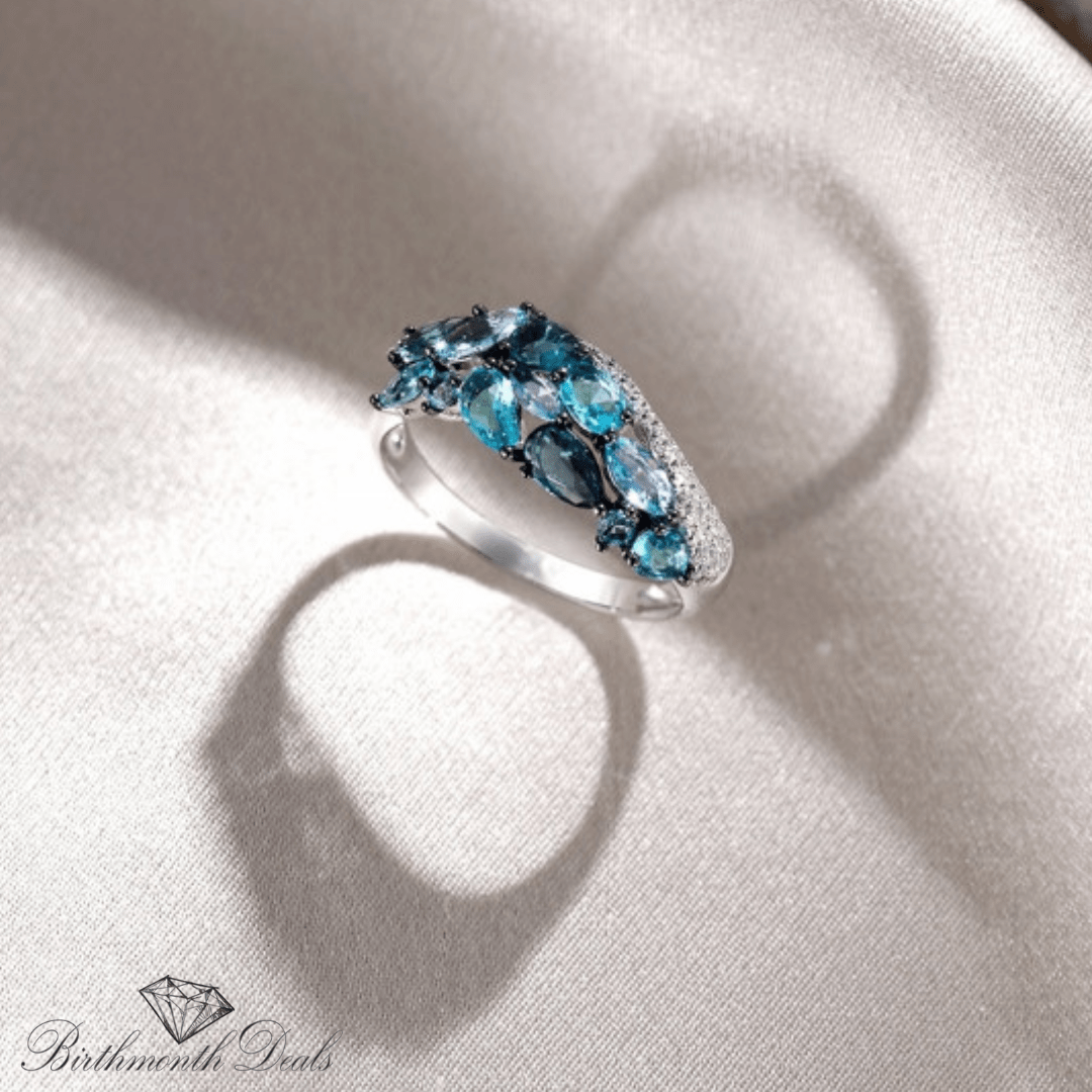 December Zircon Birthstone Ring - Birthmonth Deals