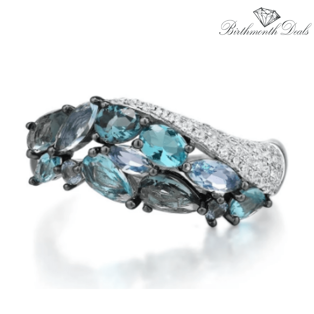 December Zircon Birthstone Ring - Birthmonth Deals