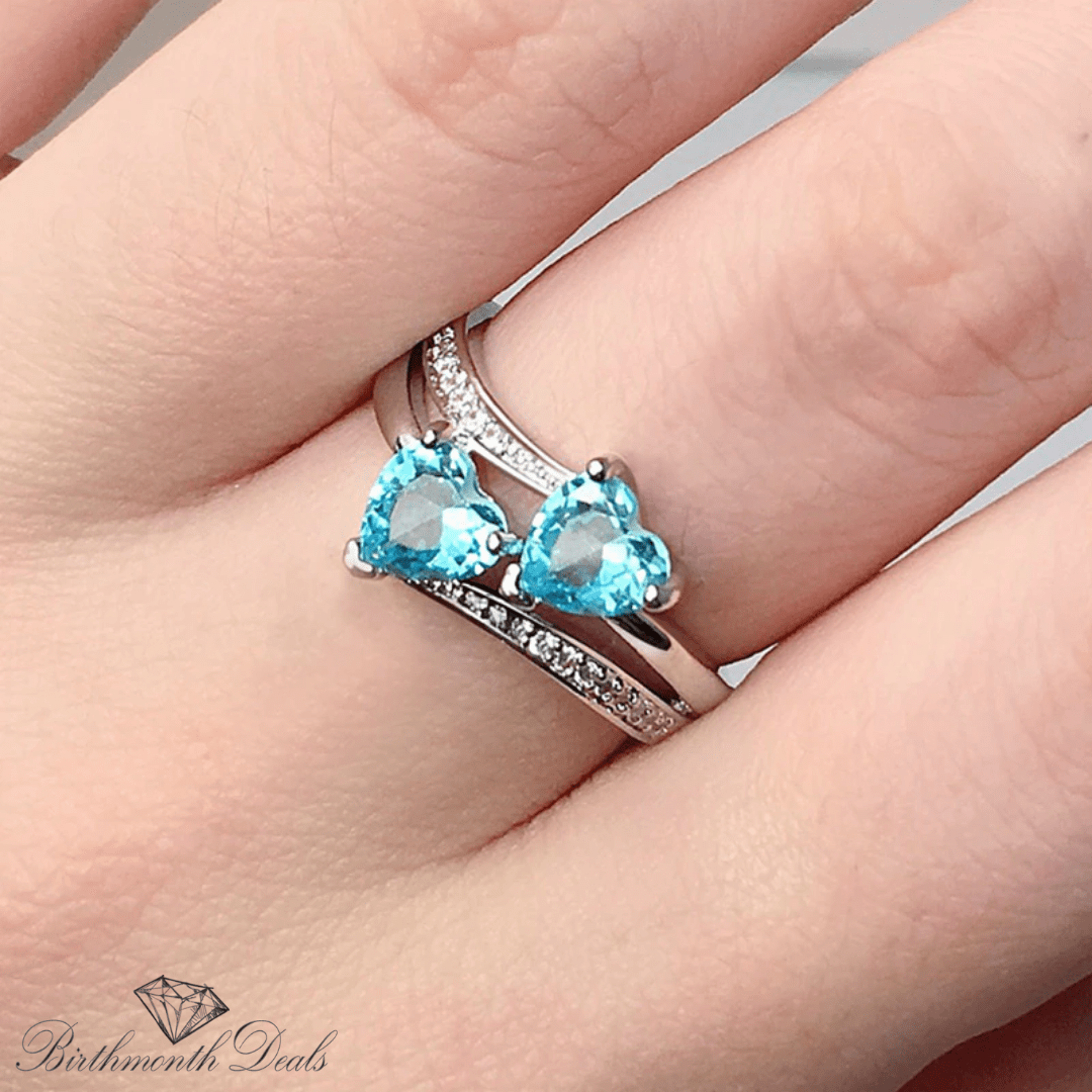 December Zircon Birthstone Ring - Birthmonth Deals