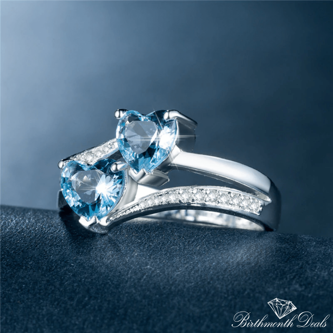 December Zircon Birthstone Ring - Birthmonth Deals