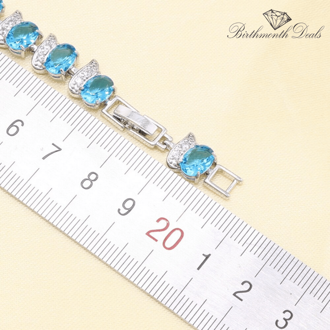 December Zircon Birthstone Jewelry Set - Birthmonth Deals