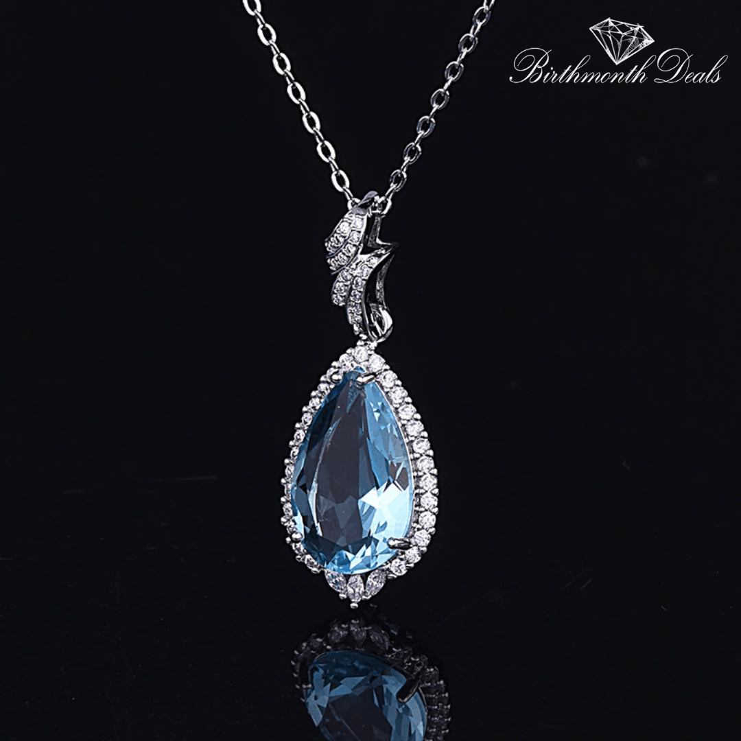 December Zircon Birthstone Necklace - Birthmonth Deals