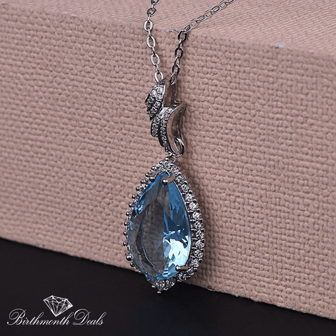 December Zircon Birthstone Necklace - Birthmonth Deals