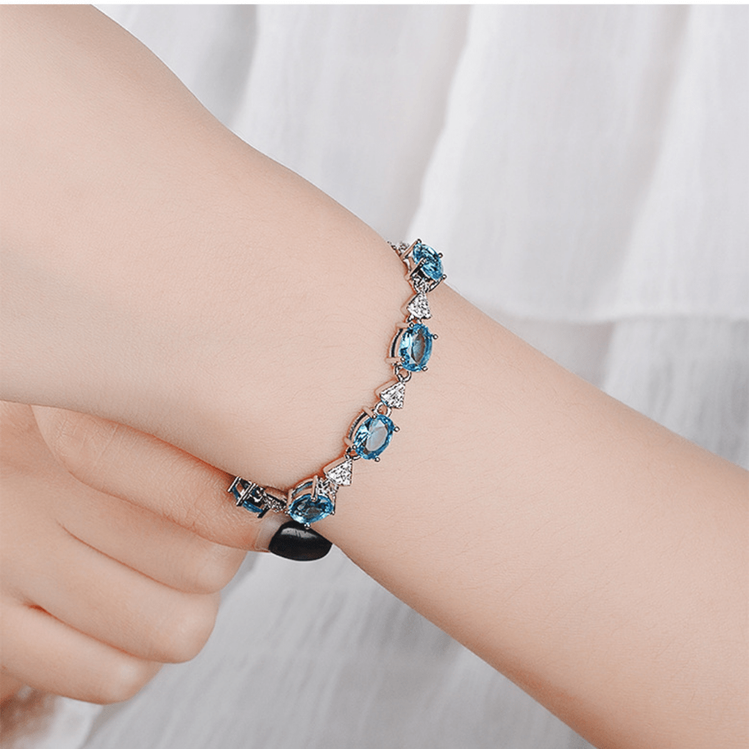 December Zircon Birthstone Bracelet - Birthmonth Deals